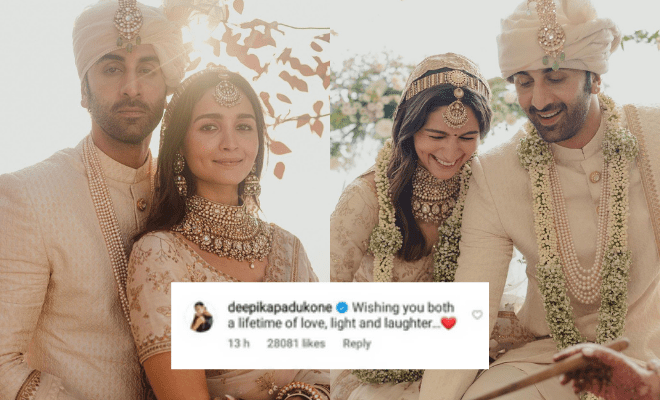 Deepika Padukone, Katrina Kaif, Vicky Kaushal, Ranveer Singh, And More Send Sweet Wishes To Newlyweds Alia Bhatt And Ranbir Kapoor