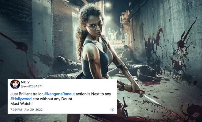 Kangana Ranaut’s ‘Dhaakad’ Trailer Takes Twitter By Storm, Netizens Say “Kaafi Dhaakad”