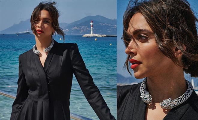 Deepika Padukone Dazzles In Black For Day 2 At Cannes Film Festival