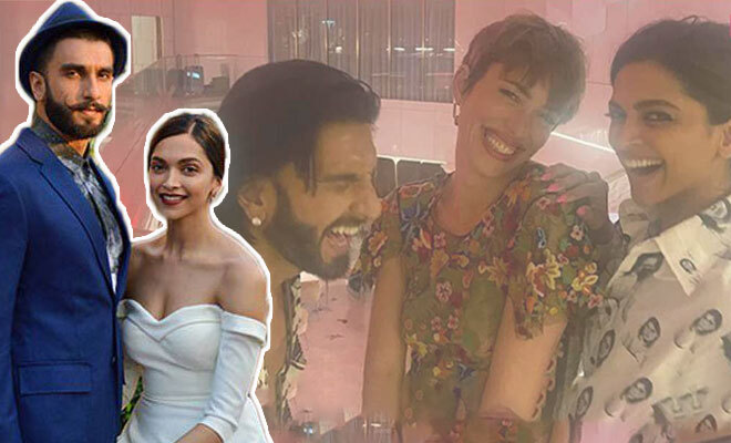 Deepika Padukone And Ranveer Singh Are All Smiles As They Pose For Pics With Actress Rebecca Hall At Cannes