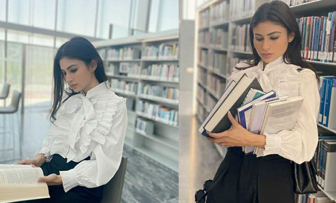 Mouni Roy Channels Her Inner Book Nerd In Pics From Her Qatar Vacation With Hubby Suraj Nambiar