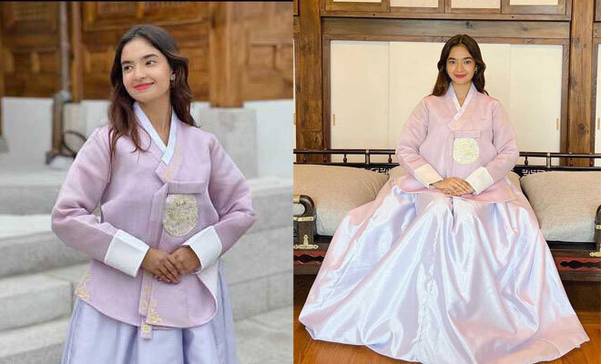Actress Anushka Sen Is The Prettiest ‘Indo-Korean Princess’ As She Dons Hanbok In Pics From Her South Korea Trip