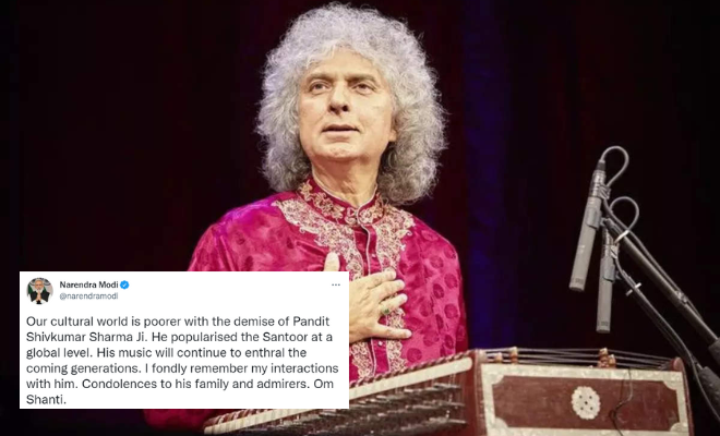 Santoor Maestro Pandit Shivkumar Sharma Passes Away At 84, Tributes Pour In From PM Modi And Others