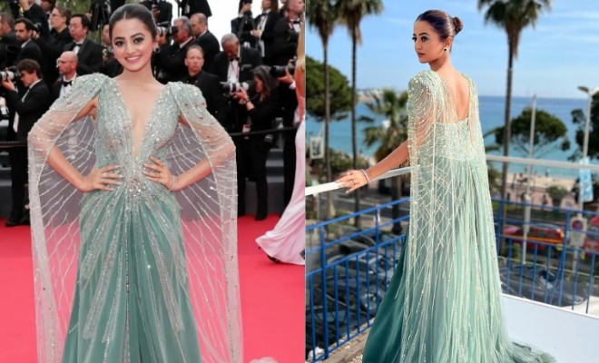 Cannes 2022: Helly Shah Shines Bright Like A Diamond On The Red Carpet As She Makes Her Debut