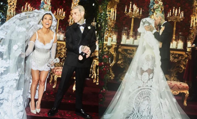 Kourtney Kardashian And Travis Barker Get Married For The Third Time In An Outdoor Wedding! Many Congratulations To Them!