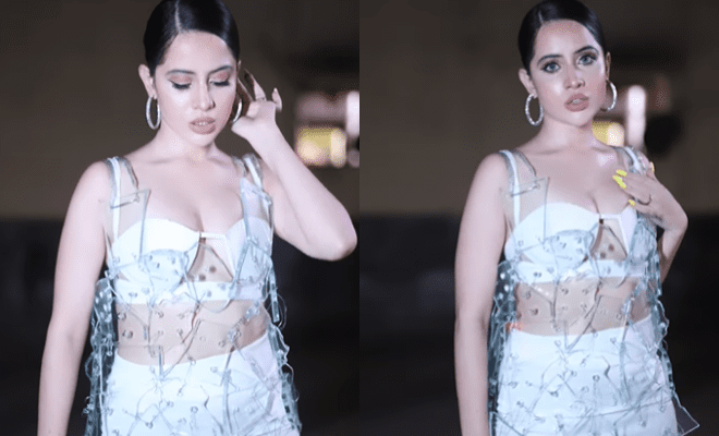 Urfi Javed Wears A Dress Made Of Broken Glass, Kudos To Her Bravery But Not The Fashion Inspo We Need!