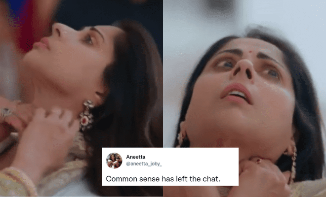 Twitter Is Cackling Over Sangita Ghosh’s Dupatta Strangulation Scene In ‘Swarna Ghar’, Says ‘Common Sense Has Left The Chat’