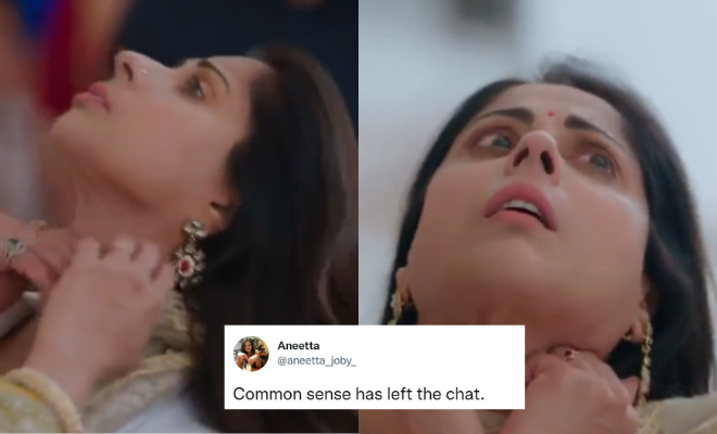 Twitter Is Cackling Over Sangita Ghosh’s Dupatta Strangulation Scene In ‘Swarna Ghar’, Says ‘Common Sense Has Left The Chat’