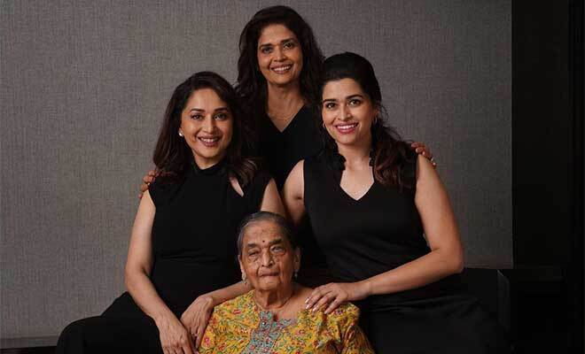 Madhuri Dixit Shared A Rare Photo With Her Elder Sisters On Instagram For Mother’s Day