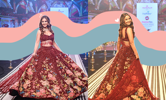 Hina Khan Sets The Stage On Fire As She Turns Muse For Label Asopalav. What A Glitter Affair!