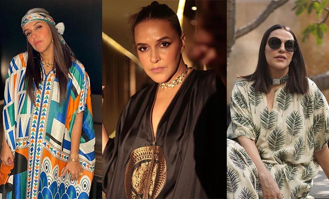 Neha Dhupia Fears No Summer With Her Collection Of Comfy Kaftans Always By Her Side