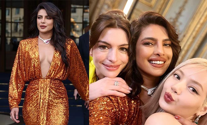 Priyanka Chopra Shines Like Gold As She Joins Anne Hathaway And Blackpink’s Lisa For Bulgari Event In Paris