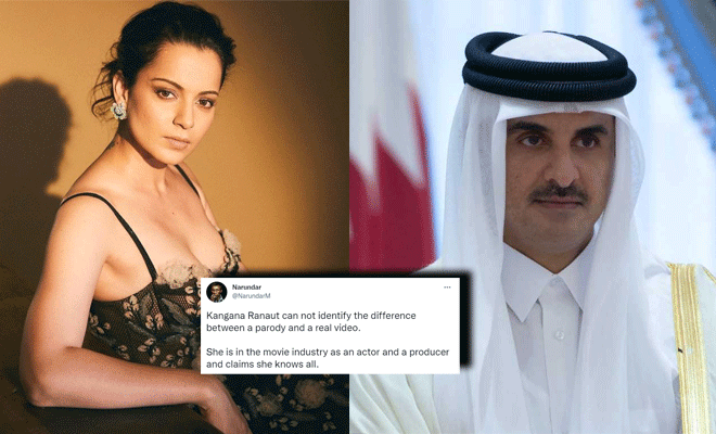 Kangana Ranaut Fell For A Spoof Video And Criticised Qatar Airways CEO. Desi Twitter Is Facepalming!