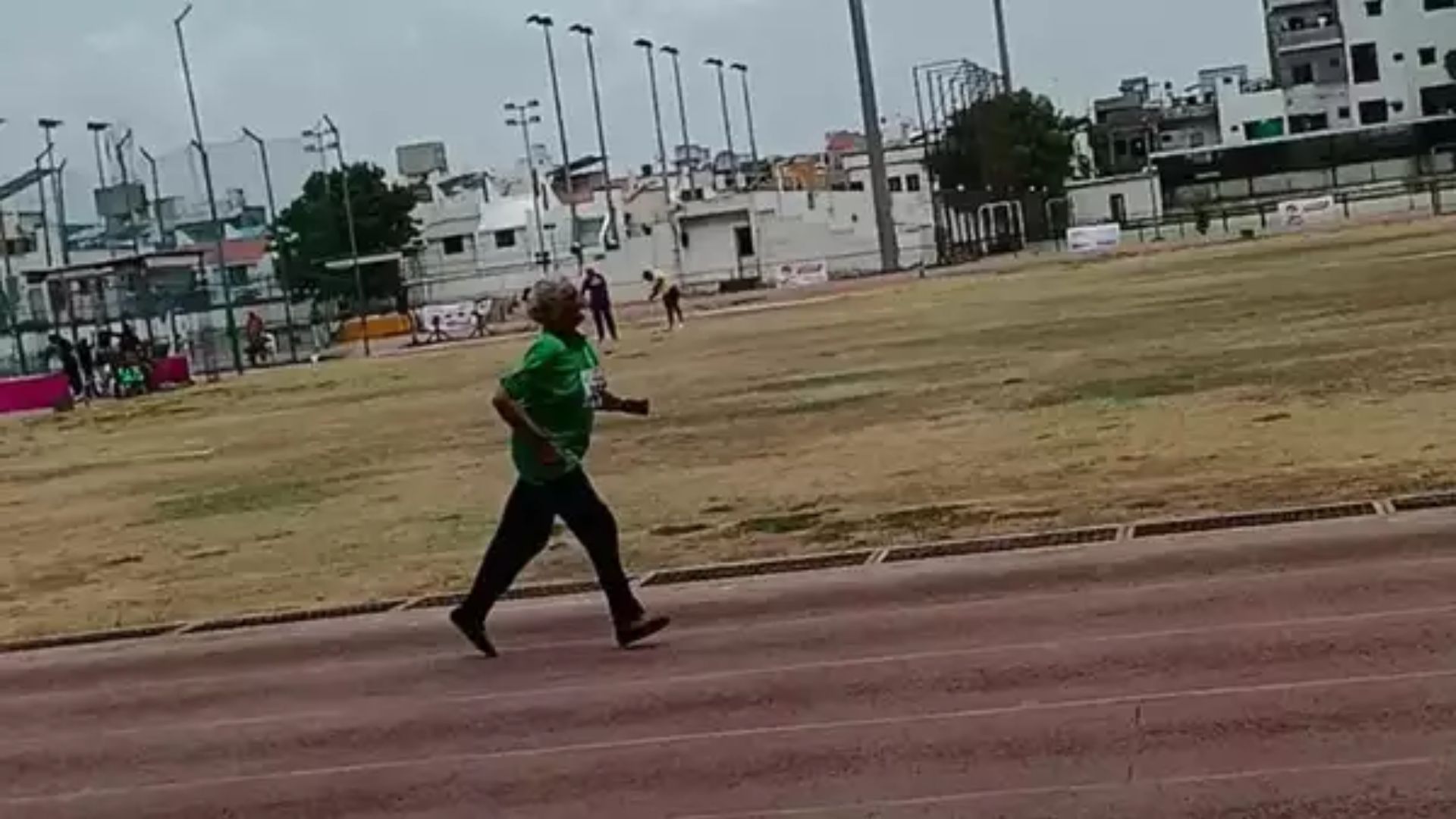 105 -Year-Old Grandmother Sets New Record In A 100m Race, Major Motivation On Yoga Day!