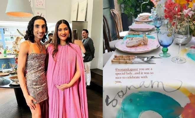 Sonam Kapoor’s Garden-Themed Baby Shower Is All About Custom Decor, Cheesecakes And Grooving To ‘Masakali’