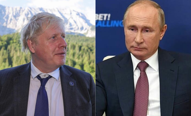 UK Prime Minister Boris Johnson Calls Putin The “Perfect Example Of Toxic Masculinity”