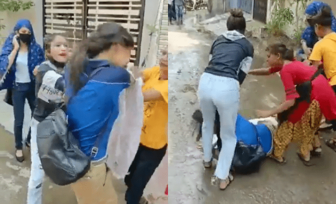 4 Women In Madhya Pradesh Beat Up Pizza Delivery Woman For Allegedly Staring At Them. What Is This Nonsense Behaviour?