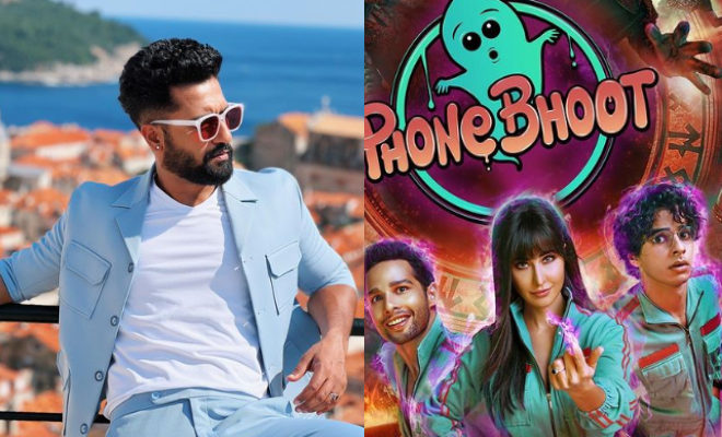 Katrina Kaif Drops New ‘Phone Bhoot’ Poster, Boo Vicky Kaushal Drops A Goofy Reaction
