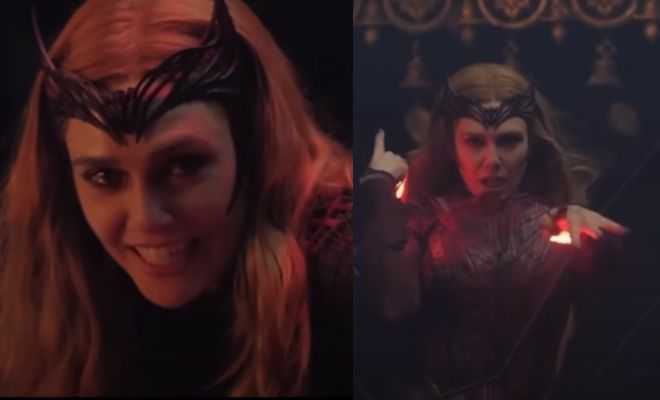 New Multiverse Of Madness Blooper Clips Shows Elizabeth Olsen As Scarlet Witch Getting Goofy. We Love Her!