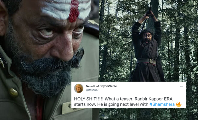 ‘Shamshera’ Teaser Twitter Reactions: Fans Are Tripping Over Ranbir Kapoor’s Look And His Range Of Acting