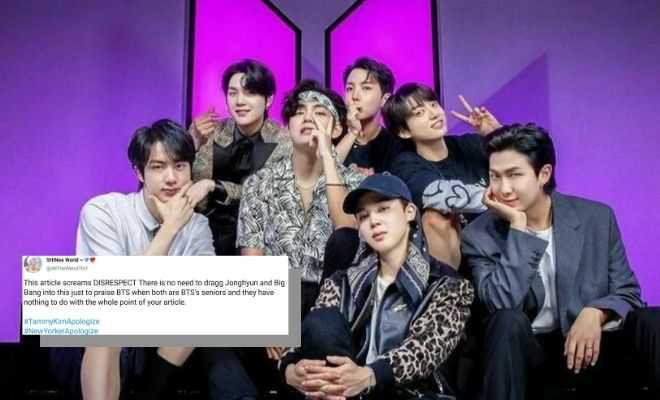 K-Pop Fans Demand Apology From The New Yorker Reporter After She Demeans SHINee And BIGBANG To Praise BTS