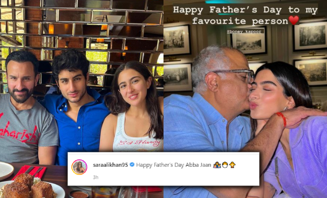 Father’s Day 2022: Sara Ali Khan, Janhvi Kapoor, Khushi Kapoor And More Share Never Before Seen Pictures With Their Dads