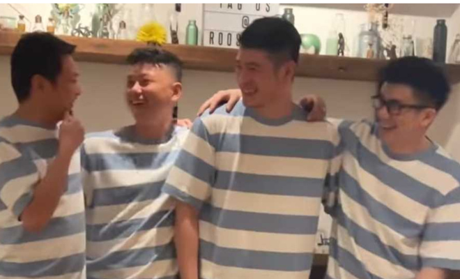 4 BFFs Conned Their Husbands Into Wearing Identical T-Shirts, The Men’s Reaction Video Is The Cutest Thing!