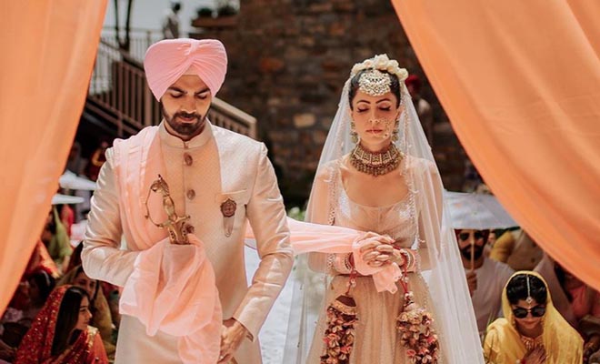 ‘Udaariyaan’ Fame Actor Karan V Grover Ties The Knot With Girlfriend Poppy Jabbal. We Love Their Pastel-Themed Shaadi