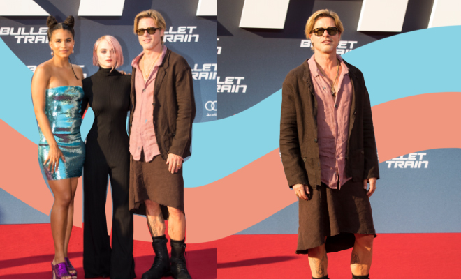 Brad Pitt Flaunts His Calf Tattoos In A Kilt For The Berlin Premiere Of ‘Bullet Train.’ Heat Wave Ka Kamaal!