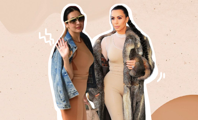 Malaika Arora’s Nude-Coloured Catsuit Calls For Internet’s Attention. Was Kim Kardashian On The Mood Board?