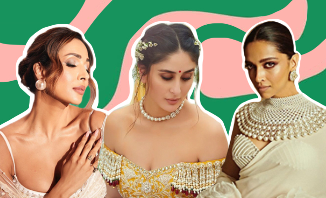 From Malaika Arora To Deepika Padukone, Celebs Have Faith In The Season’s Hottest Pearl Core Trend