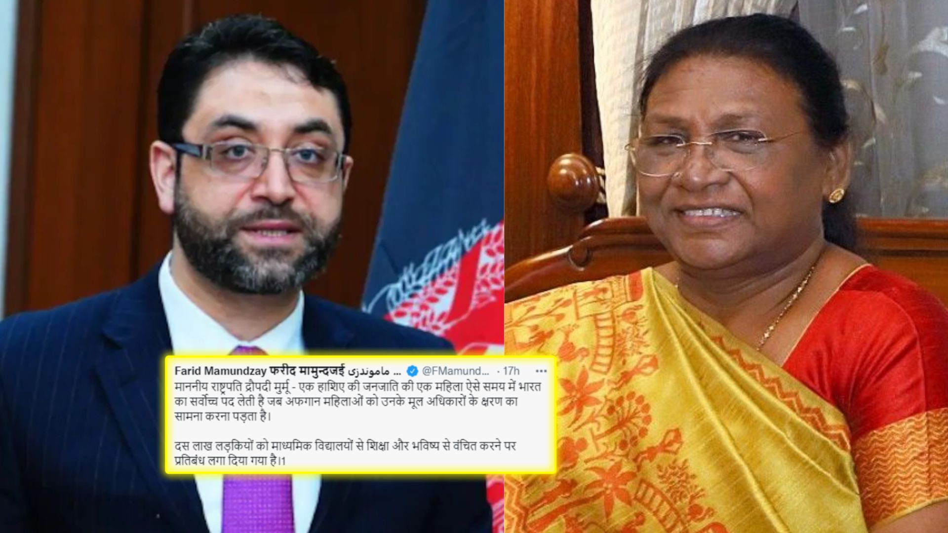 Afghan Ambassador To India Compares Women Empowerment Against Afghanistan’s While Congratulating Droupadi Murmu