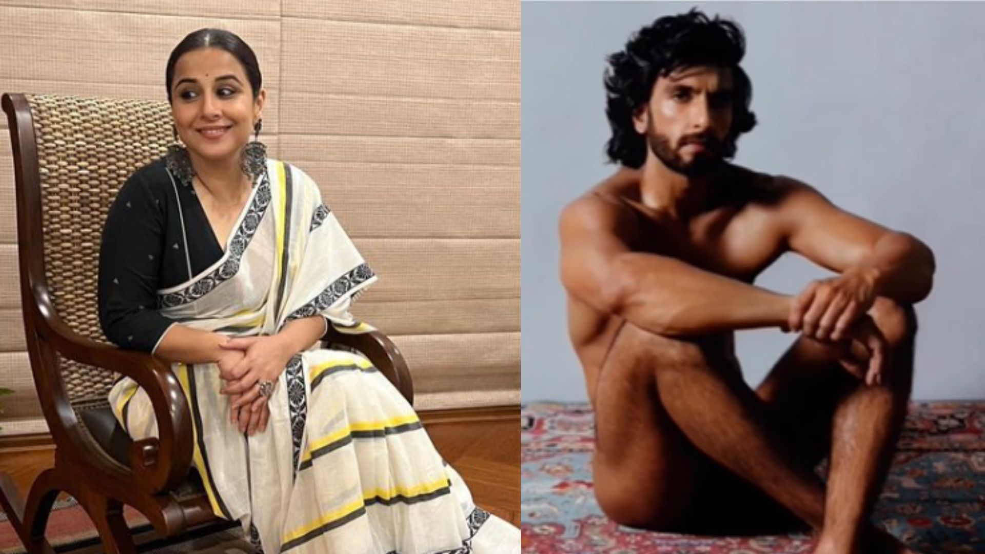 Vidya Balan Sexy Vedio In - Vidya Balan Has A Sassy Response For Haters Of Ranveer's Nude Photos