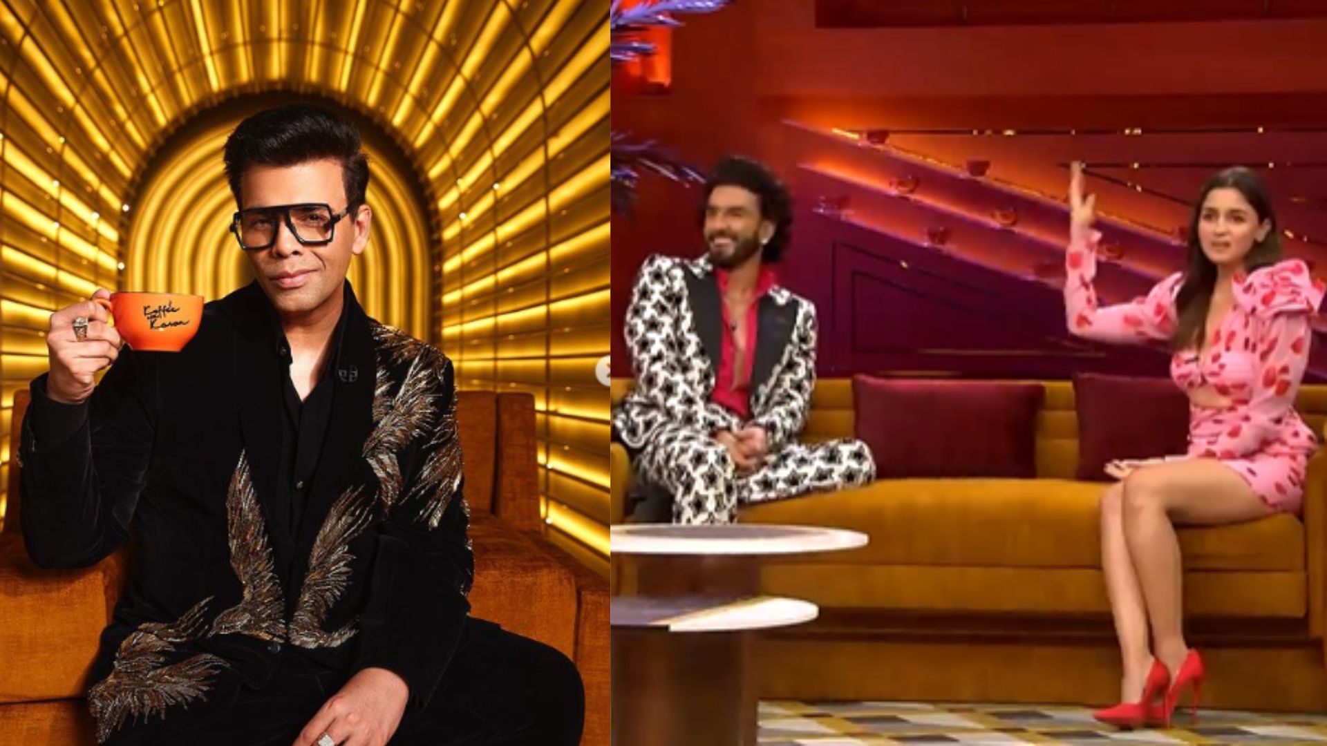 ‘Koffee With Karan’ S7 First Episode Promo Tease ‘Sakhis’ Alia And Ranveer Having A Blast On The Couch