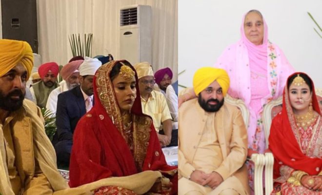 Punjab CM Bhagwant Mann Marries Dr. Gurpreet Kaur In An Intimate Wedding Ceremony In Chandigarh