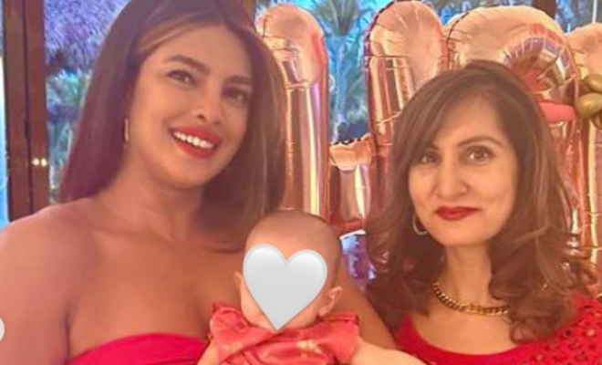 Priyanka Chopra And Daughter Malti Marie Wore Matching Dresses At Her Birthday Bash! Aren’t They The Cutest Mommy-Daughter Duo?