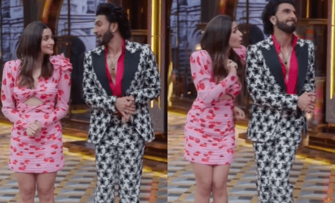 Ranveer Singh-Alia Bhatt Step Into Kajol And Farida Jalal’s Shoes As They Recreate Their Popular ‘K3G’ Scene With Karan Johar!