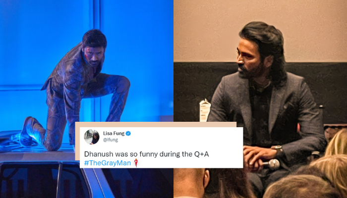 Dhanush Makes Everyone Giggle During The Q&A At ‘The Gray Man’ Screening. This Is Why We Stan Our Introvert King Dhanush Makes Everyone Giggle During The Q&A At ‘The Gray Man’ Screening. This Is Why We Stan Our Introvert King