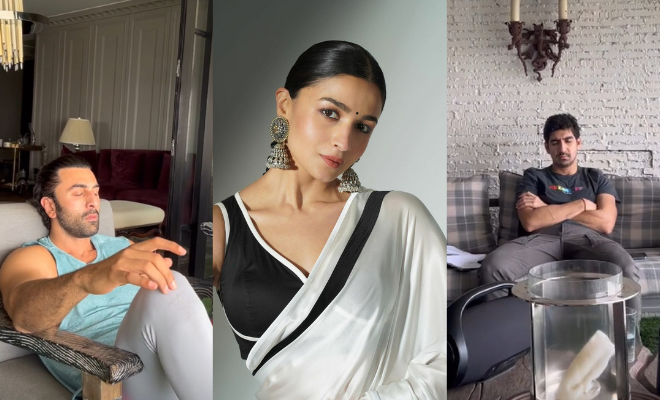 Alia Bhatt Turns A Tease, Shares A Video Of Ranbir Kapoor And Ayan Mukerji Vibing To ‘Kesariya’ Song. Not Fair, Alia.