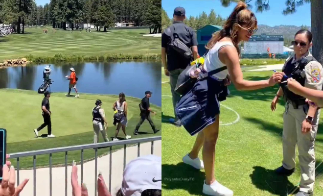 Priyanka Chopra Proves She Is Nick Jonas’ Biggest Cheerleader At His Golf Game
