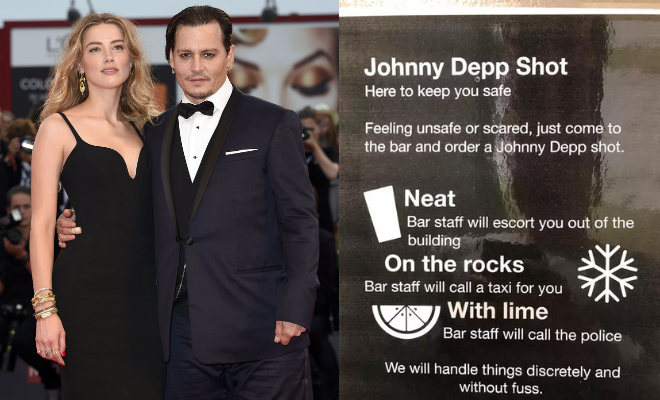 A Bar Is Selling ‘Johnny Depp Shot’ To Help Male Customers Who Are Feeling Unsafe