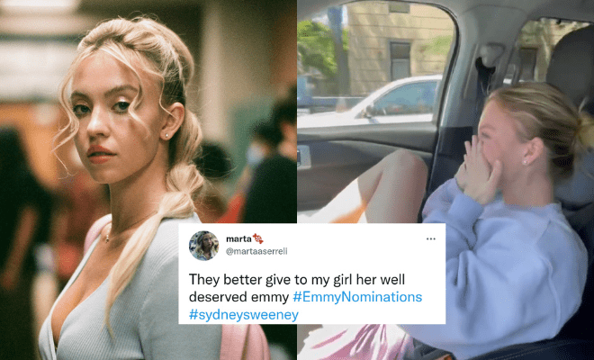 Twitter Congratulates And Loves Sydney Sweeney’s Emotional Reaction To Emmy Nominations