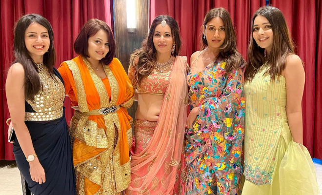 Surbhi Chandna, Shrenu Parikh, Mansi Srivastava, And Nehalaxmi Iyer Arrive In Style At ‘Ishqbaaz’ Co-Actor Mreenal Deshraj’s Wedding Reception Surbhi Chandna, Shrenu Parikh, Mansi Srivastava, And Nehalaxmi Iyer Arrive In Style At ‘Ishqbaaz’ Co-Actor Mreenal Deshraj’s Wedding Reception