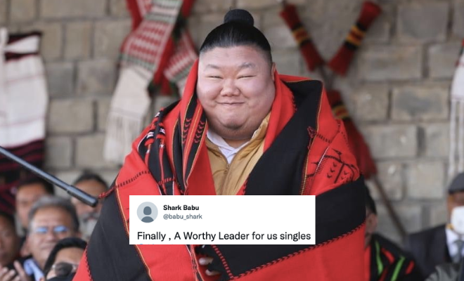 Twitter Crowns Nagaland Minister Temjen Imna Along As “Leader Of Singles” For His Witty “Solution” To Deal With Overpopulation