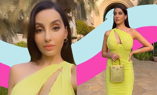 Nora Fatehi’s Sartorial Mantra Says “When Life Gives You Lemons Wear A Dress In That Shade And Slay”