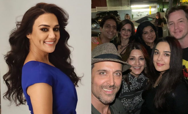 660px x 400px - Preity Zinta Spends Fun Time With Hrithik Roshan, Sonali Bendre In LA