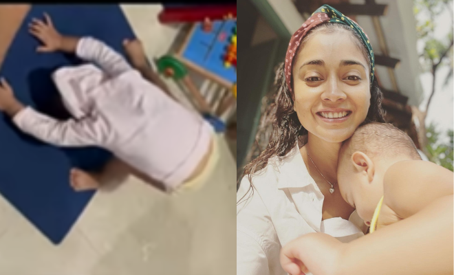 Shriya Saran And Daughter Radha Are The Cutest Yoga Buddies In This Adorable Video. We Heart It!
