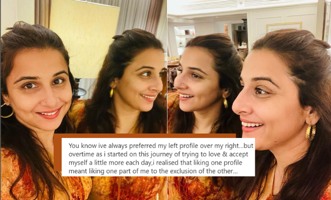 A Fan Taught Vidya Balan A Lesson On Self-Love And Accepting One’s Flaws. Now She’s Sharing It With Us