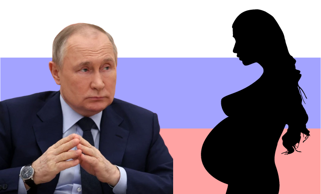 Vladimir Putin Offers Russian Women Money To Birth And Nurture 10 Or More Kids. Women Are Not Baby-Making Machines!