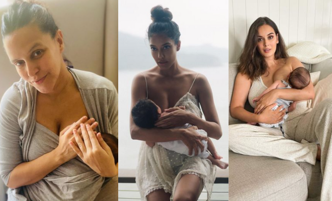 World Breastfeeding Week 2022: Neha Dhupia, Lisa Haydon, Evelyn Sharma And Others Who Were Unapologetic About Breastfeeding